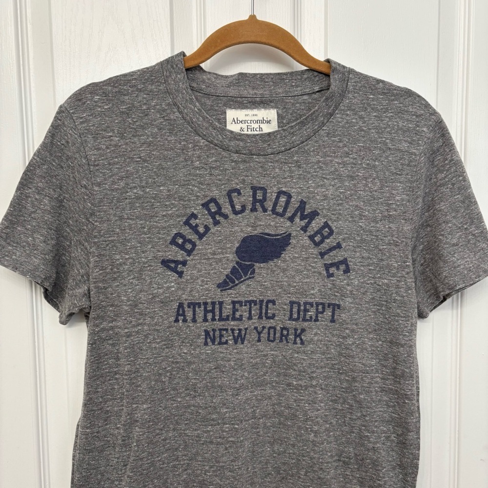 Gray Athletic Dept Graphic Tee | Abercrombie L - Picture 3 of 9